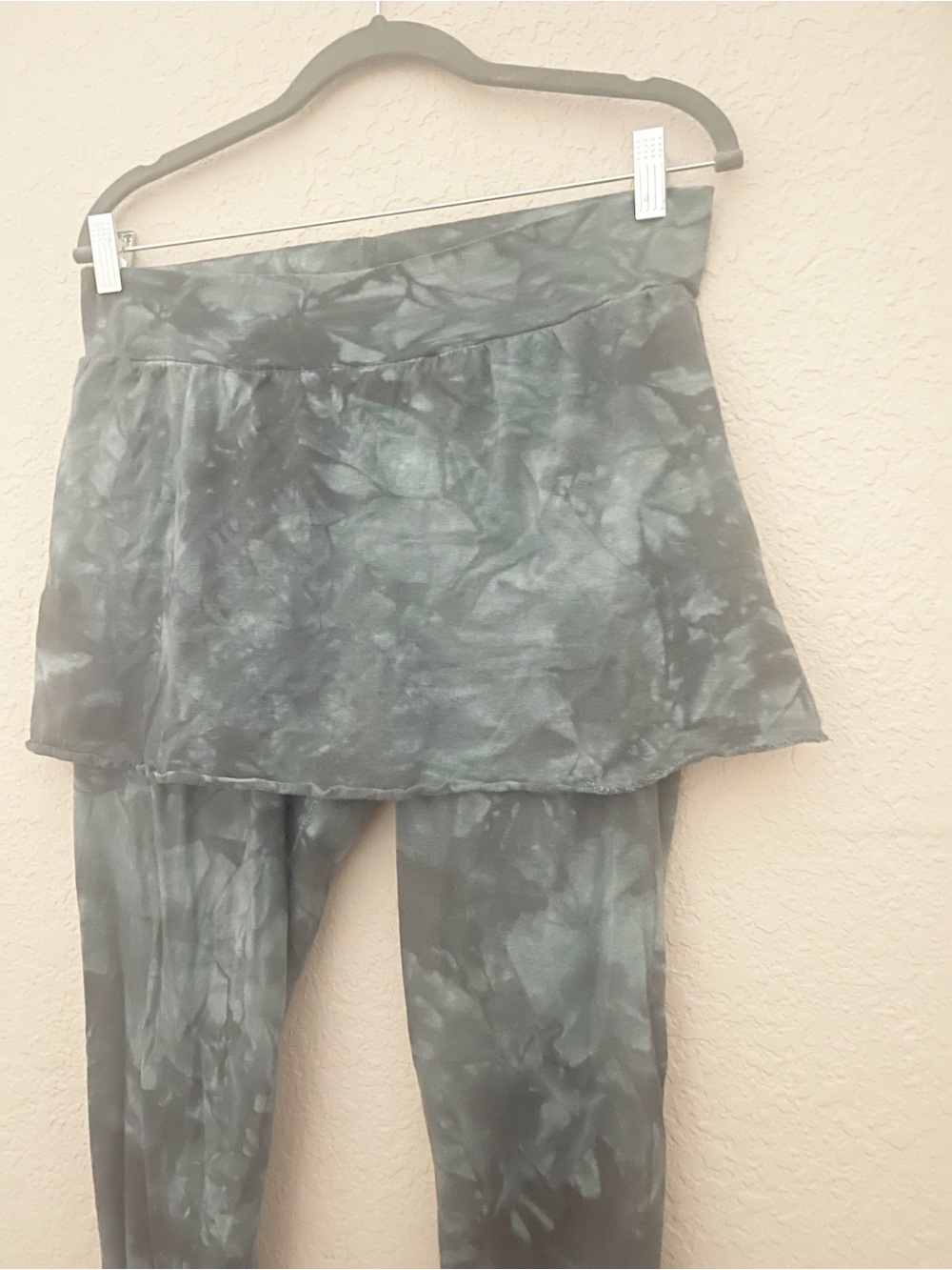 Ice Dye Tie Dye Yoga Skirted Leggings